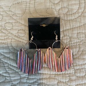 Never worn colorful earrings